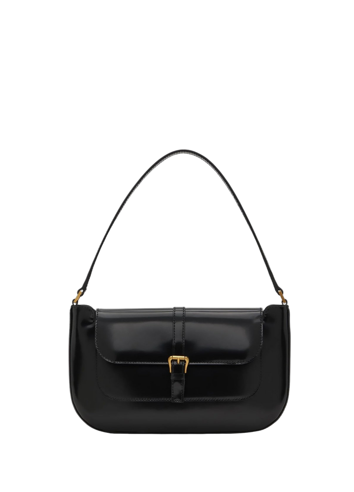 By Far Miranda Gloss Leather Black