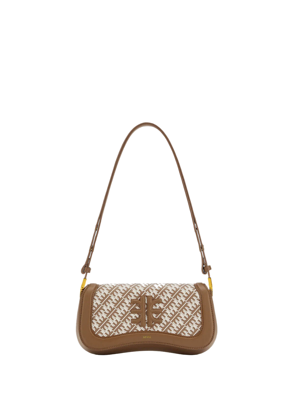 JW PEI Joy Shoulder Bag Monogram Brown