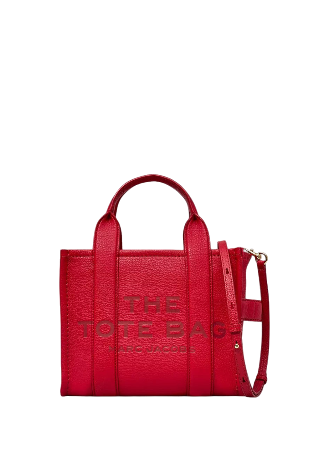 Marc Jacobs Leather Mini Tote Bag Red