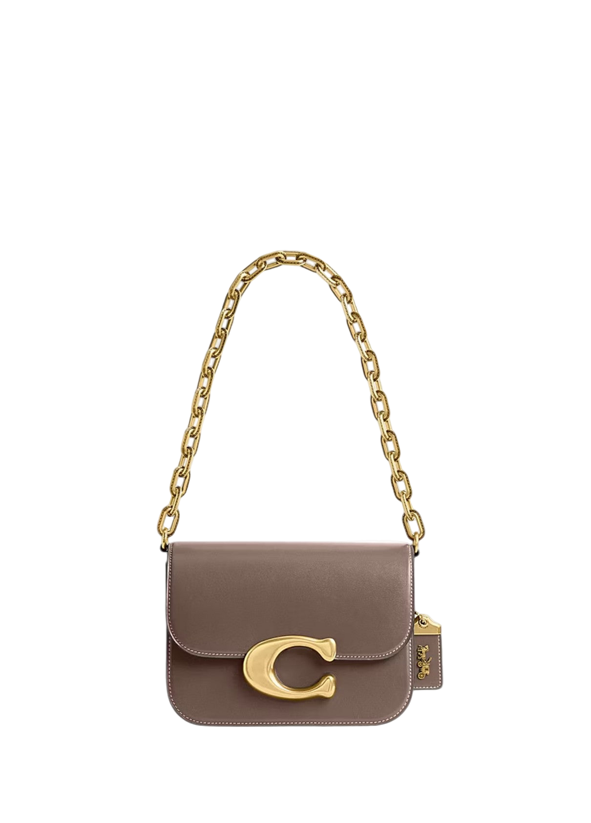 Coach Idol Shoulder Bag Dark Stone