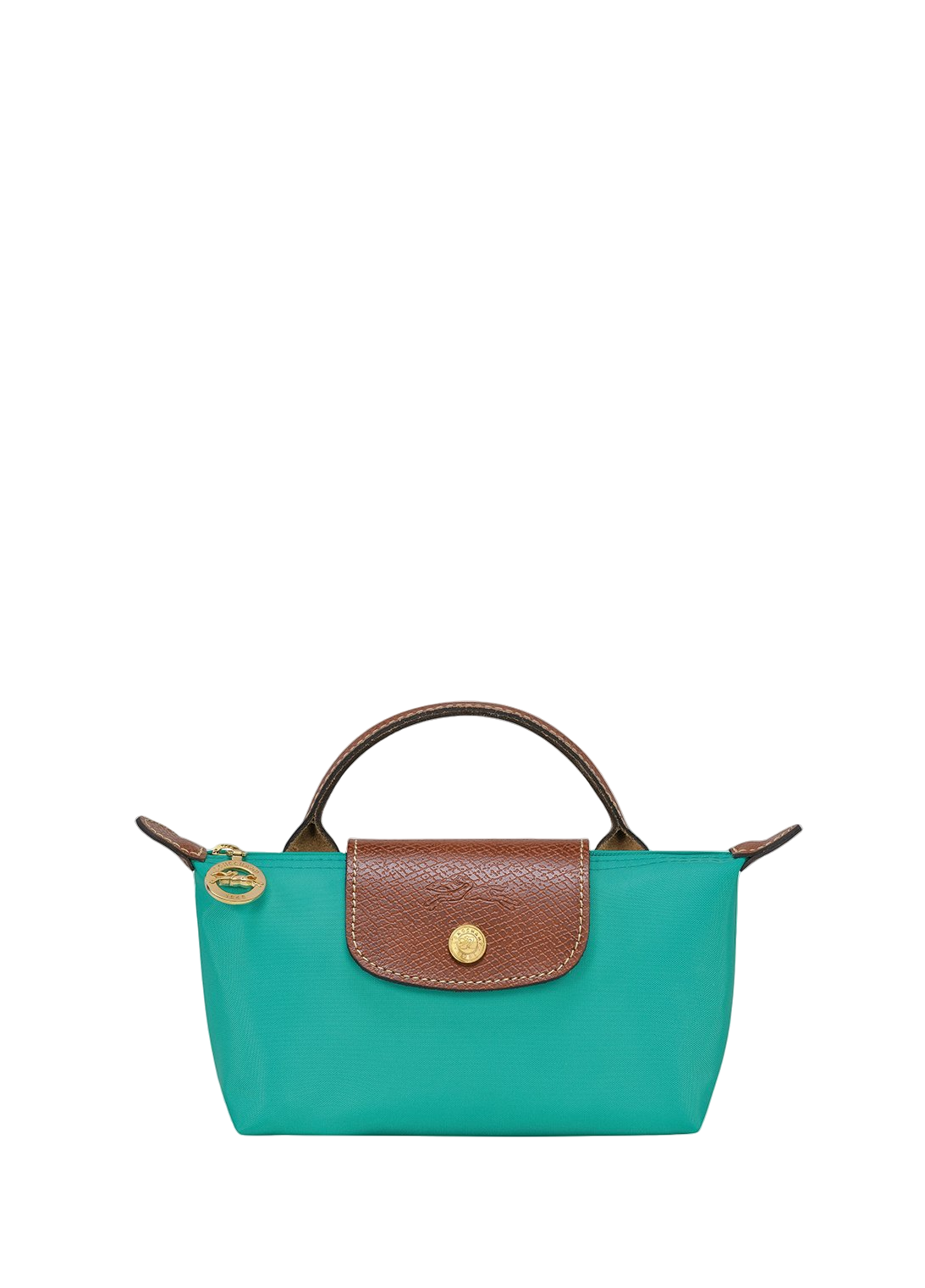 Longchamp Le Pliage Original Pouch With Handle Turquoise