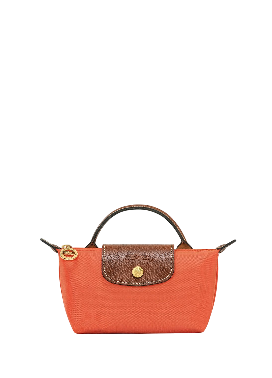 Longchamp Le Pliage Original Pouch With Handle Orange