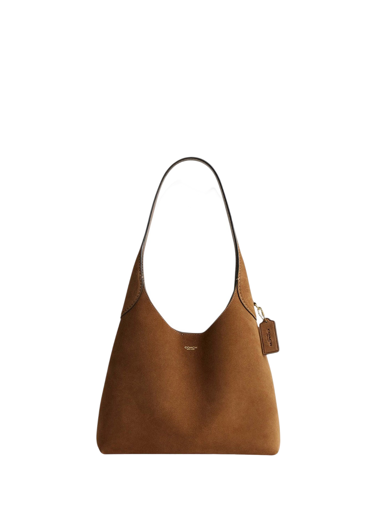 Coach Brooklyn Suede Shoulder Bag 28 Cedar