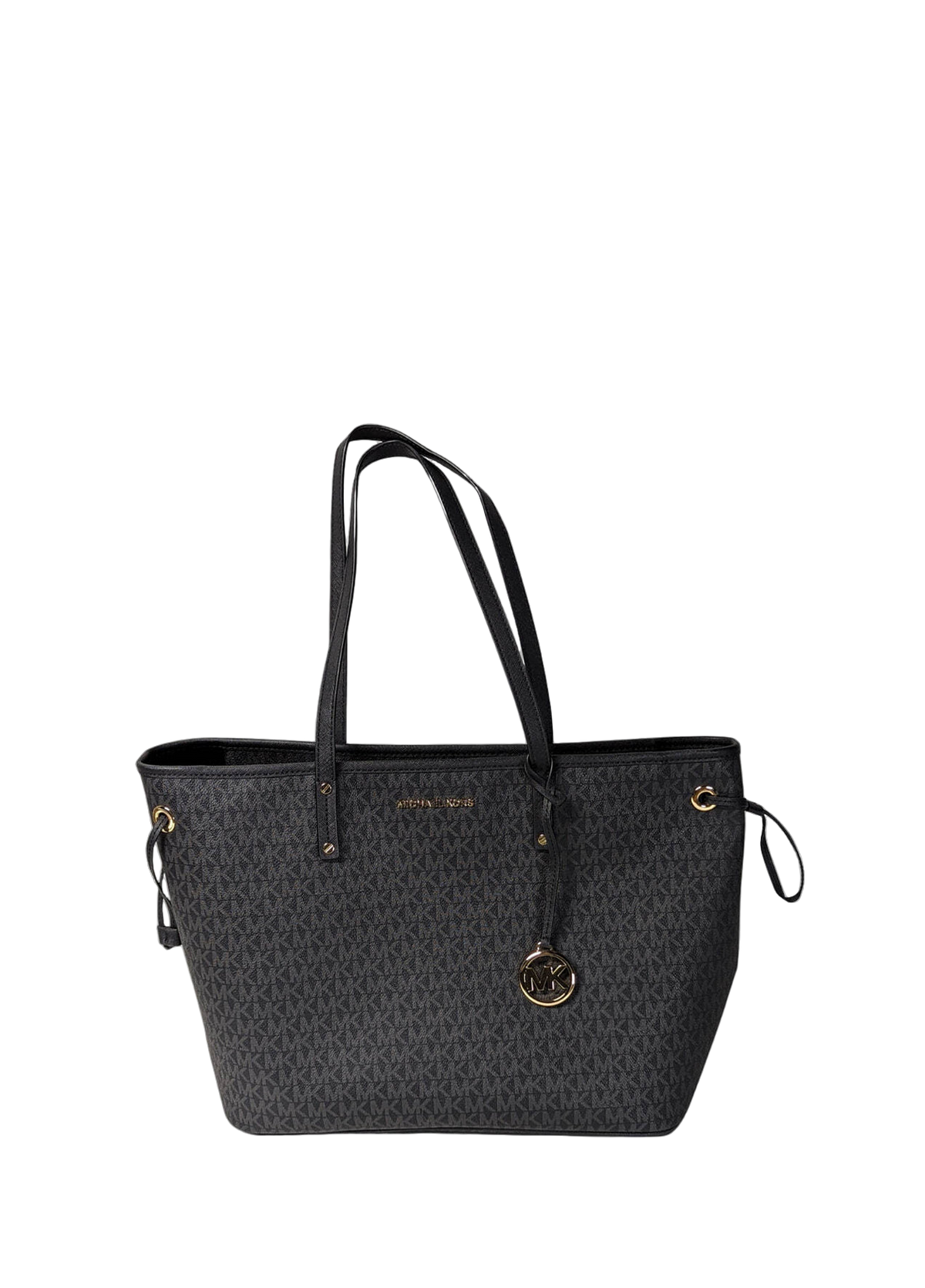 Michael Kors Jet Set Travel Large Drawstring Tote Black