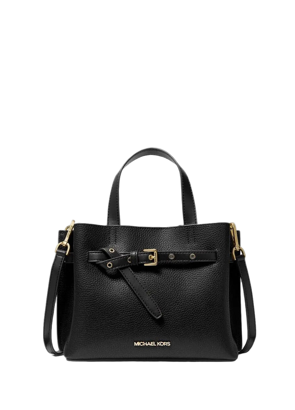Michael Kors Emilia Small Logo Satchel Black