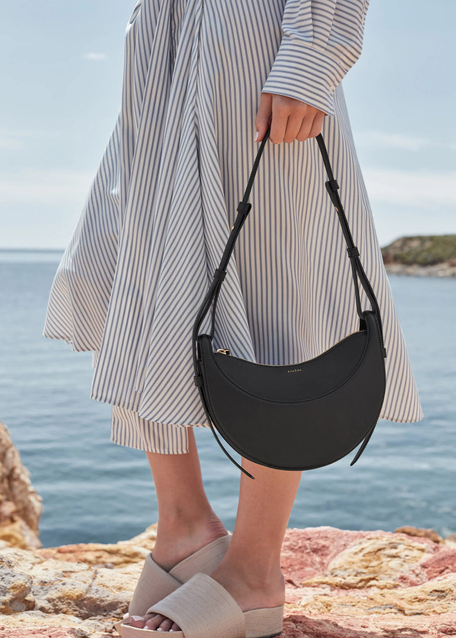 Polene Bag - N°10 - Monochrome Black
