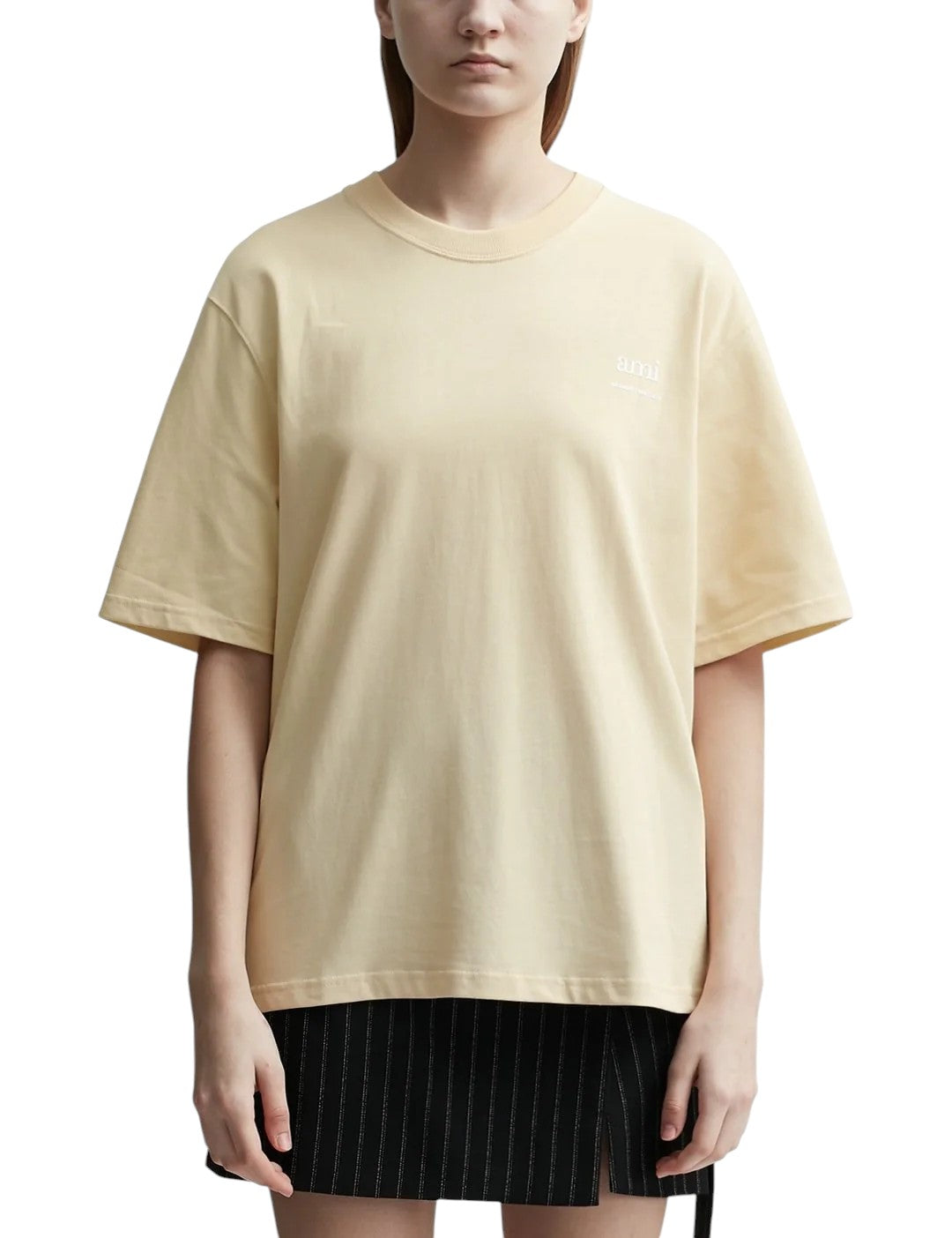AMI Paris Alexandre Mattiussi T-shirt Yellow