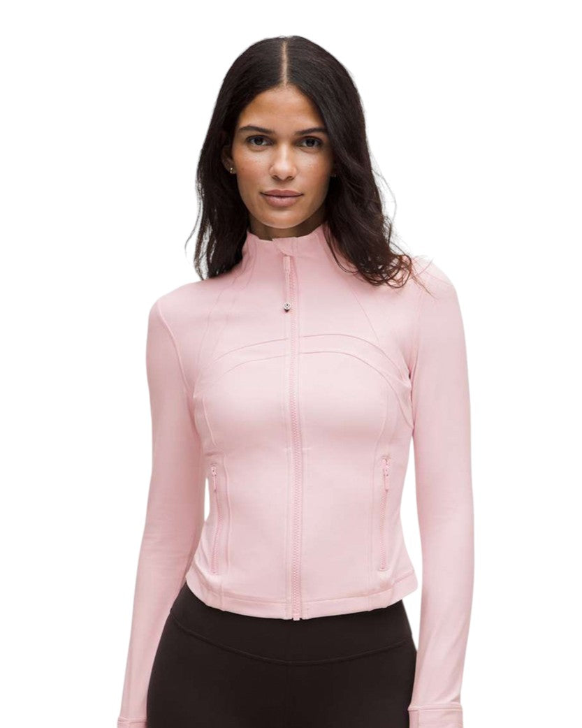 Lululemon Define Cropped Jacket Nulu Blissful Pink