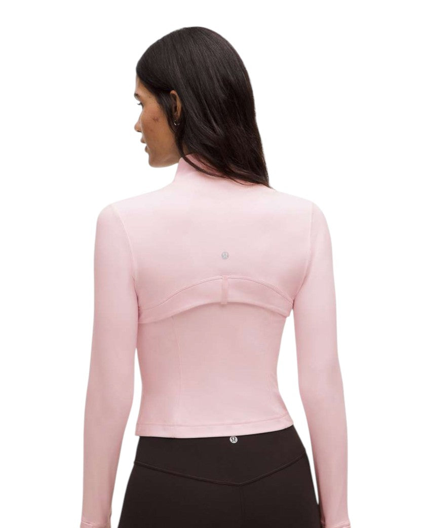Lululemon Define Cropped Jacket Nulu Blissful Pink