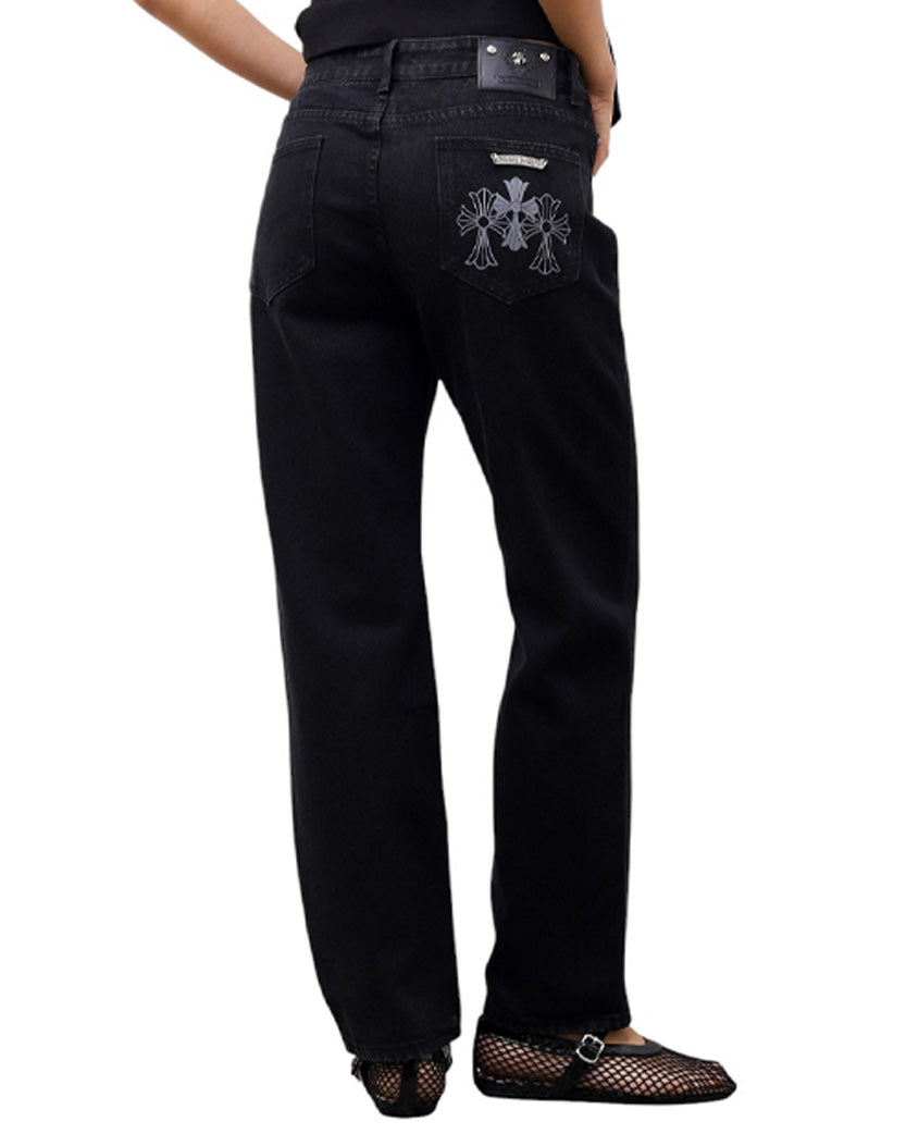 Chrome Hearts Jeans with Cross Black CH123-BK