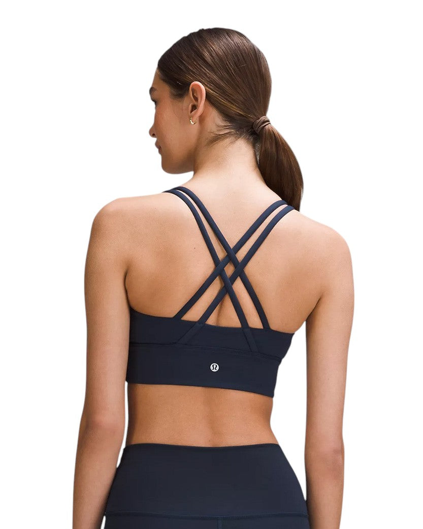 Lululemon Energy Longline Bra Medium Support True Navy
