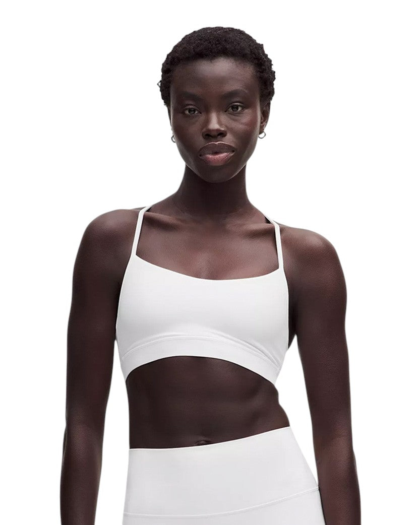 Lululemon Flow Y Bra Nulu Light Support White