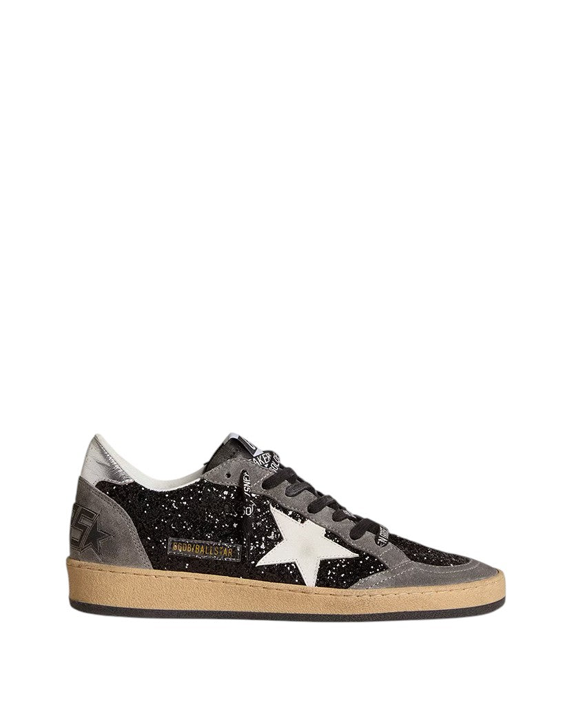 Golden Goose Ball Star in Glitter with Leather Star