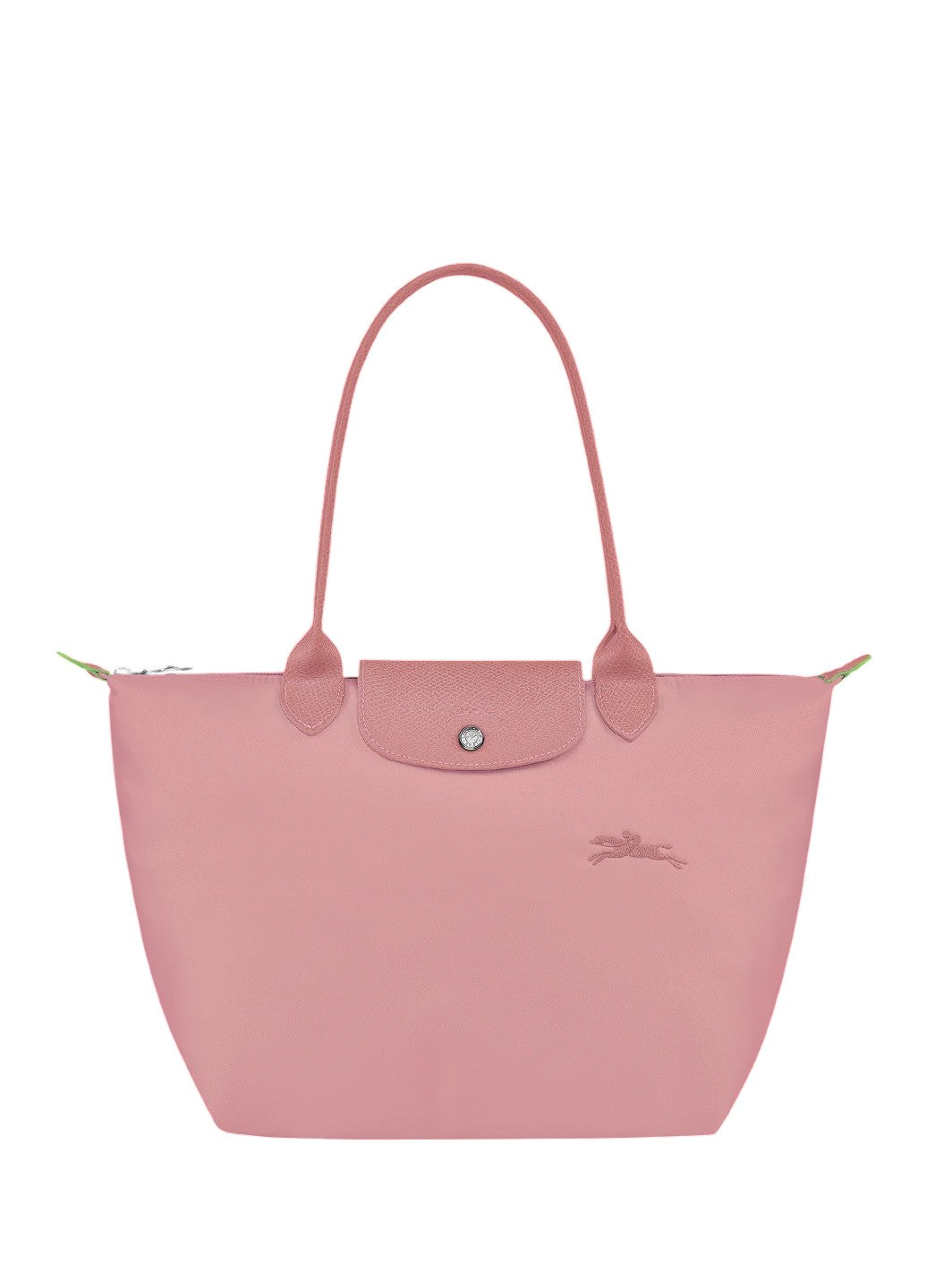 Longchamp Le Pliage Green M Tote Bag Petal Pink