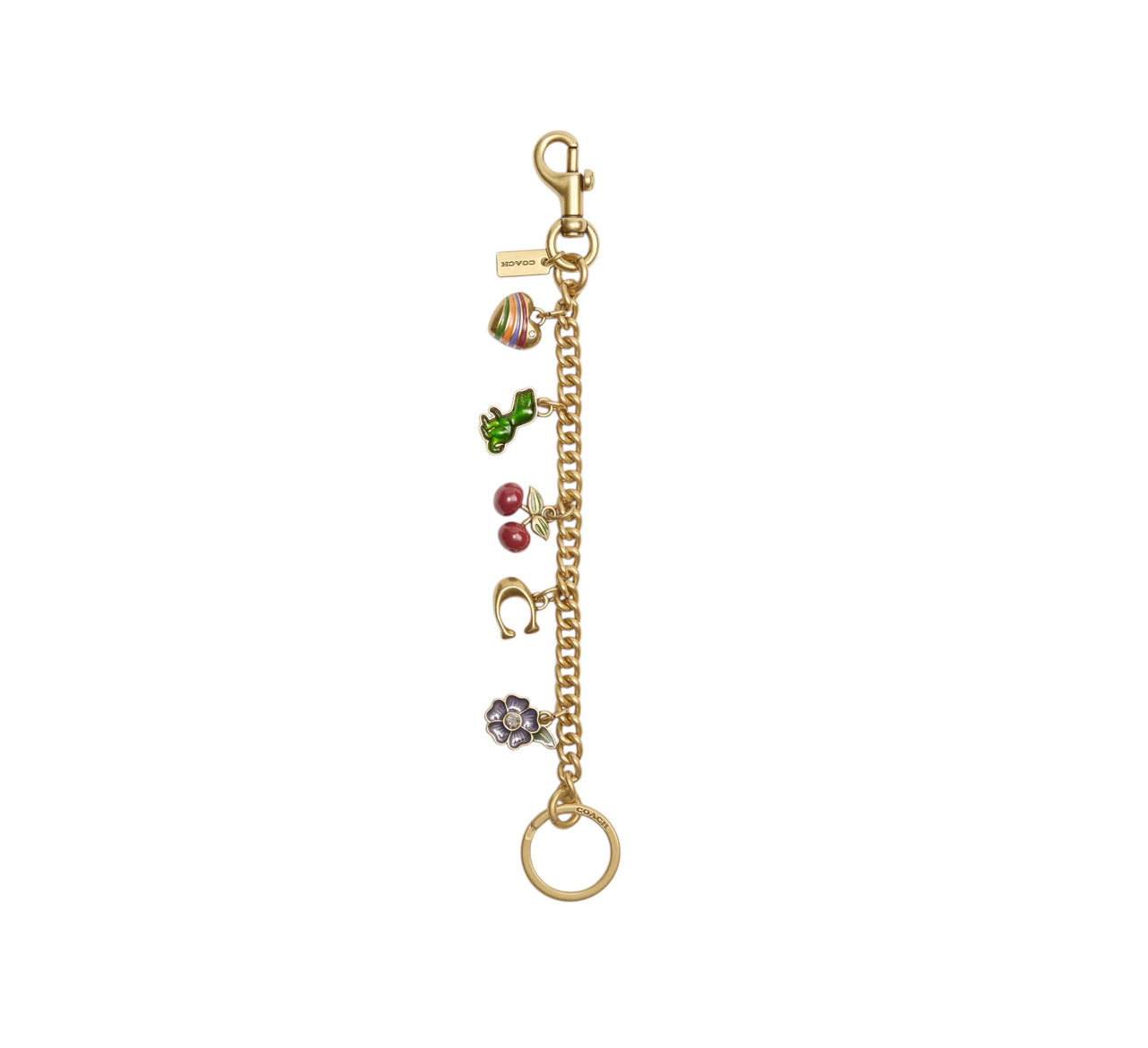 Coach Motif Chain Bag Charm