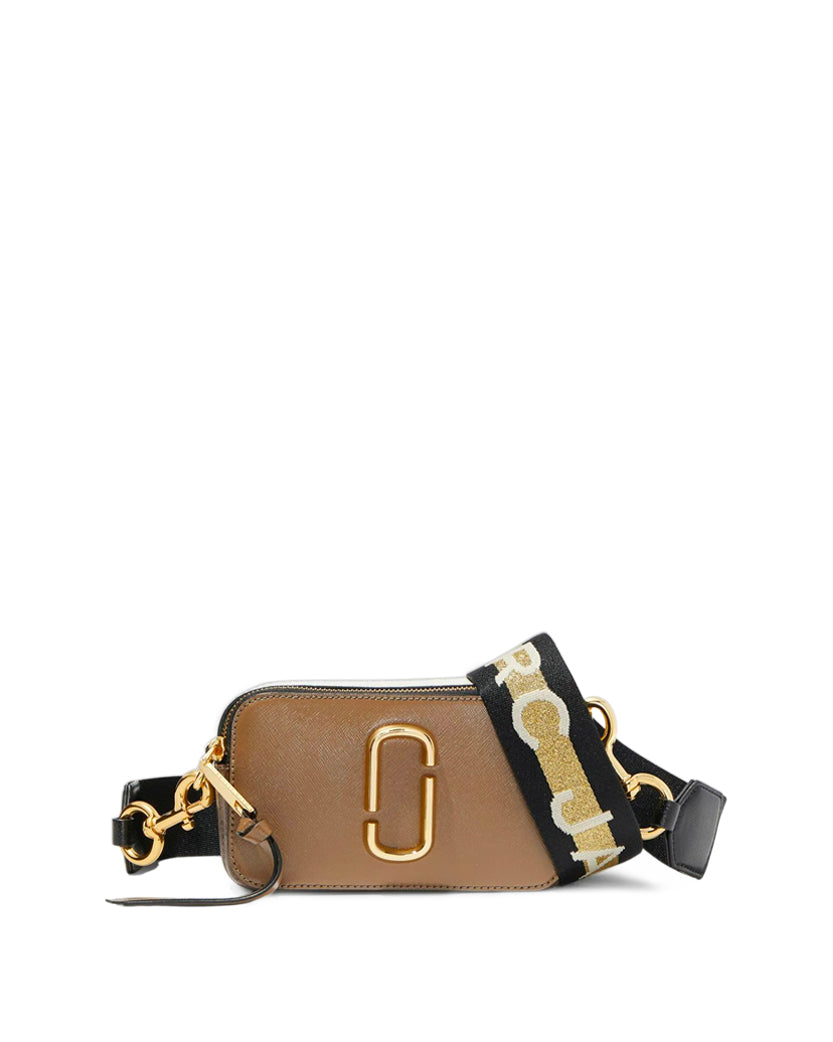 Marc Jacobs The Snapshot Logo Strap French Grey Multi