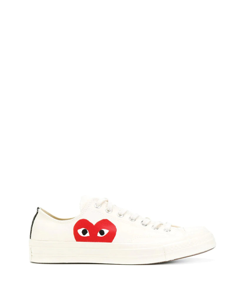 Converse x Comme Des Garcons Play Low Top Sneakers White SSTORIES