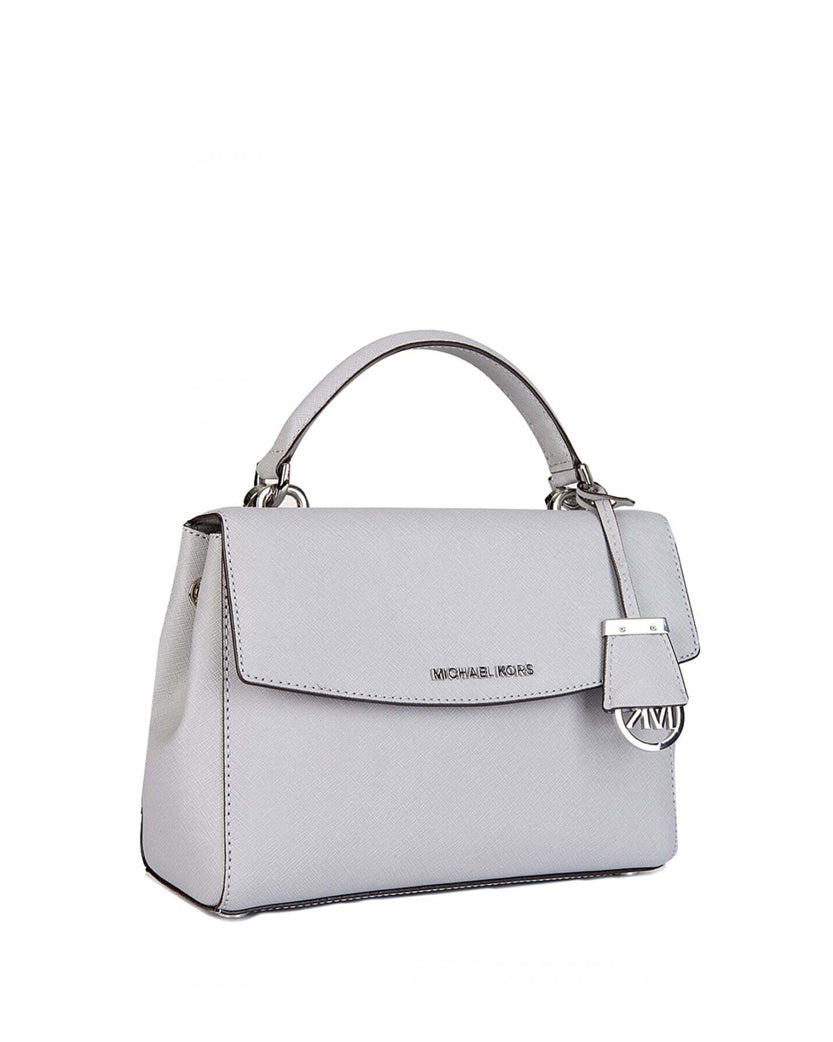 Michael Kors Ava Medium Saffiano Leather Grey SSTORIES