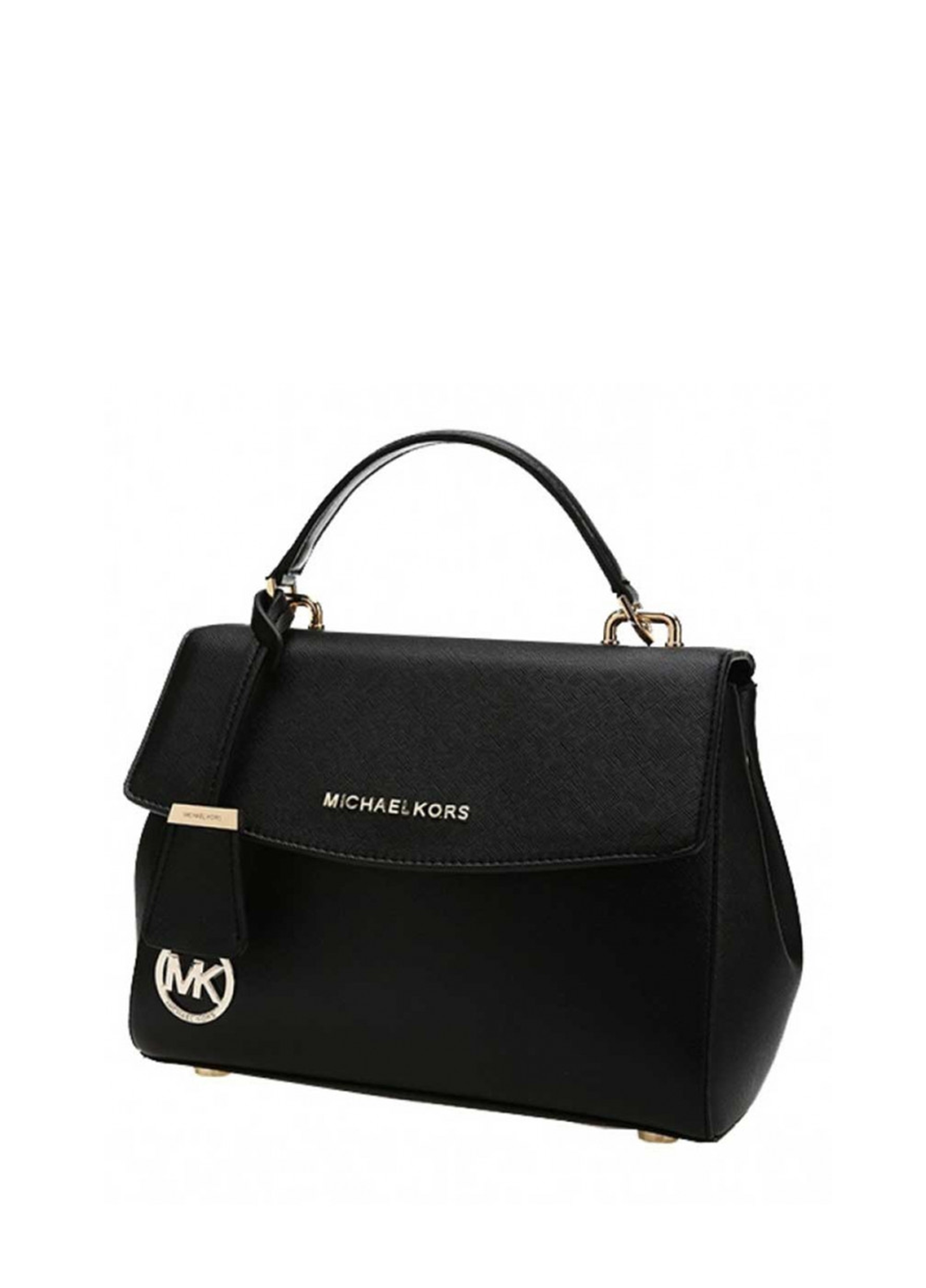 Michael Kors Ava Medium Saffiano Leather Black SSTORIES