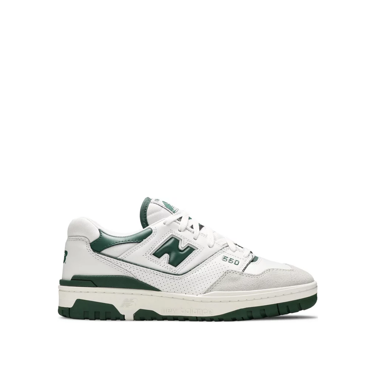New Balance 550 WHITE & GREEN BB550WT1