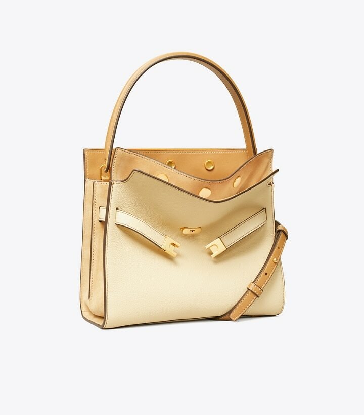 Tory Burch Lee Radziwill Small Double Bag New Moon