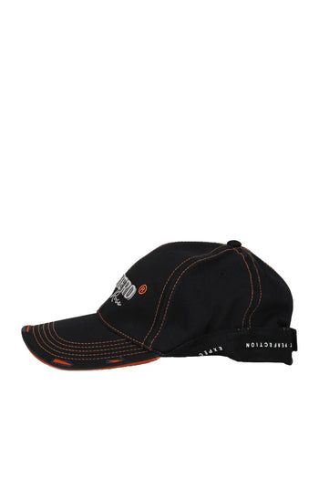 Martine Rose Local Hero Roll Back Cap Black/Orange