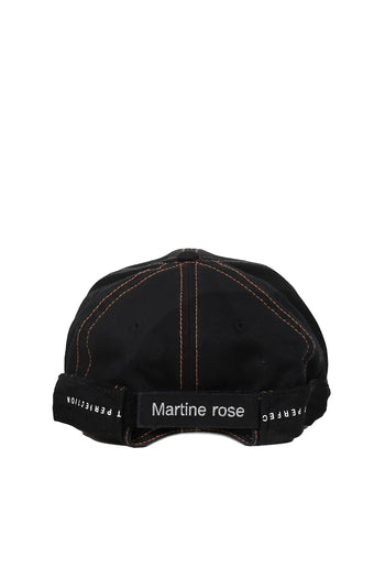 Martine Rose Local Hero Roll Back Cap Black/Orange