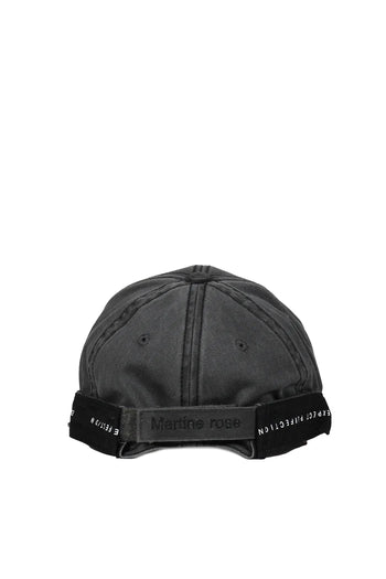 Martine Rose Logo Roll Back Cap Grey/Red