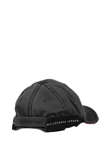 Martine Rose Logo Roll Back Cap Grey/Red