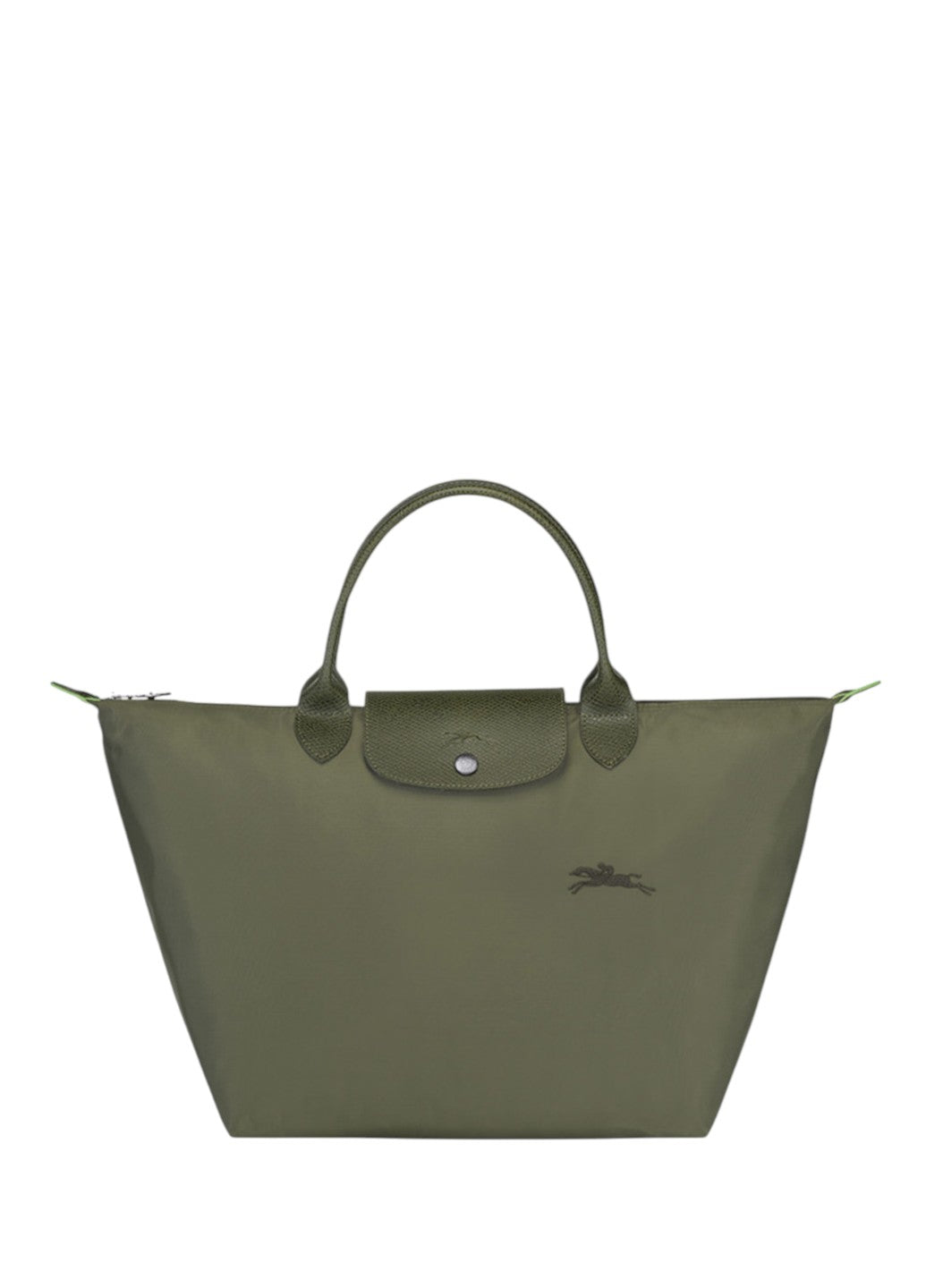 Longchamp Le Pliage Green M Handbag Forest