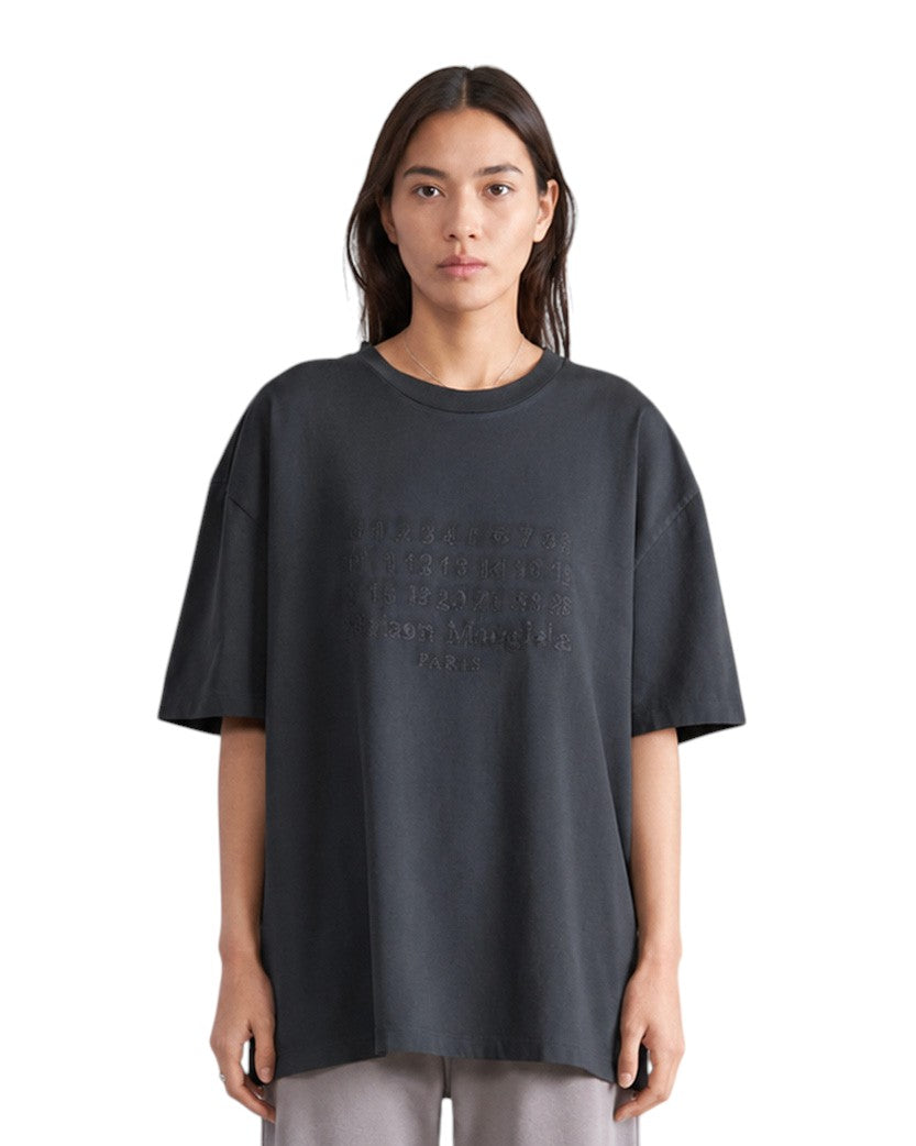 Maison Margiela Numeric Logo T-Shirt Washed Black
