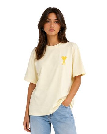 AMI ALEXANDRE MATTIUSSI Ami de Coeur T-Shirt Yellow