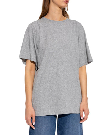 Toteme Oversized Mulberry Silk Tee Steel