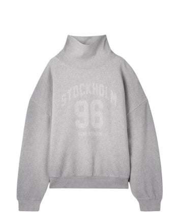Acne Studios Oversized Turtleneck Sweatshirt Grey