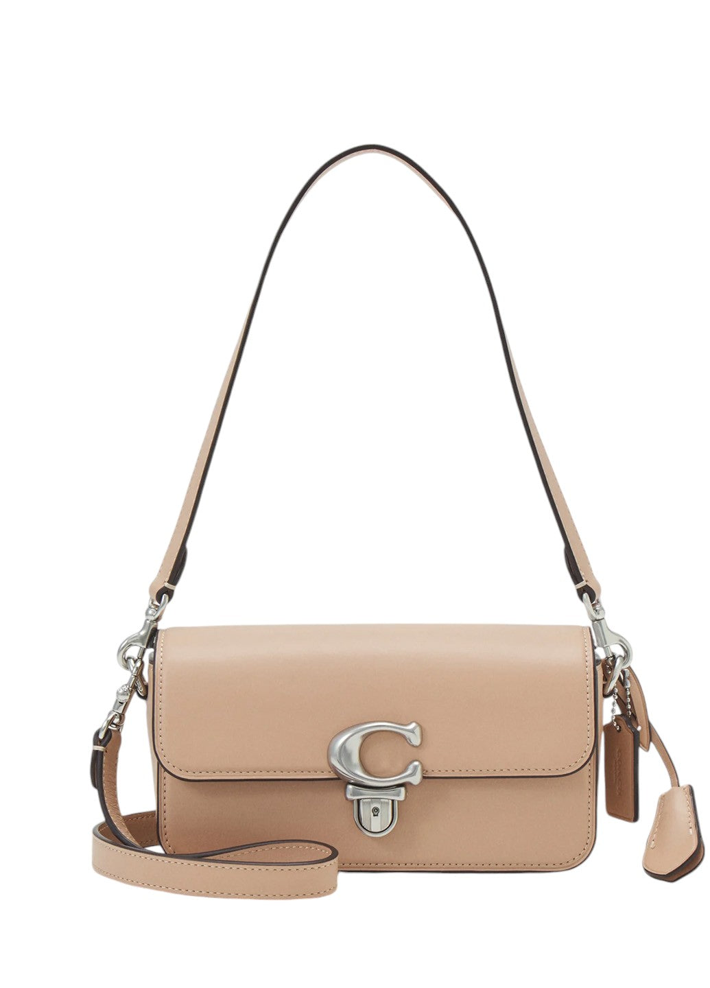 Coach Glovetanned Leather Studio Baguette Bag Buff