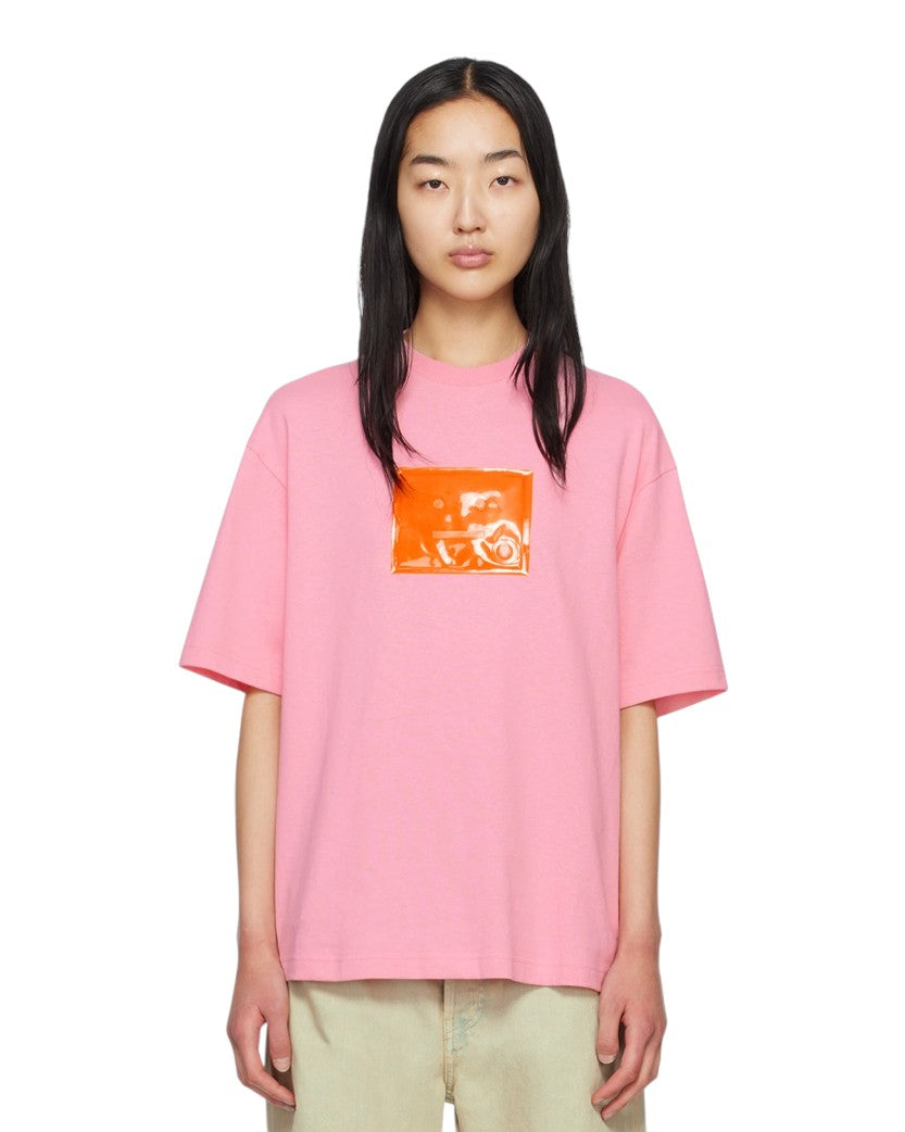 Acne Studios Inflatable Patch T-Shirt Bubblegum Pink