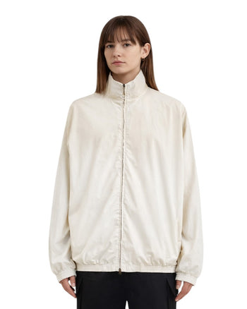 Acne Studios Logo Zipper Jacket White