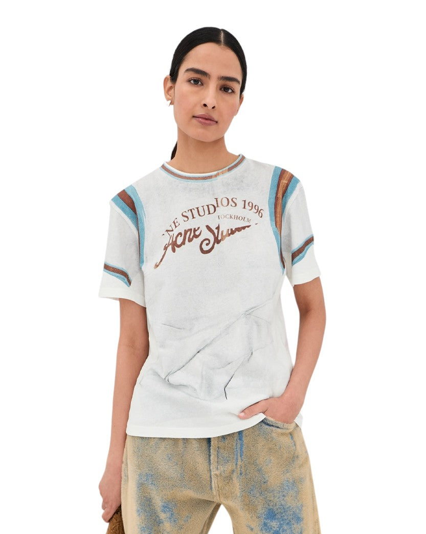 Acne Studios Graphic T-Shirt White
