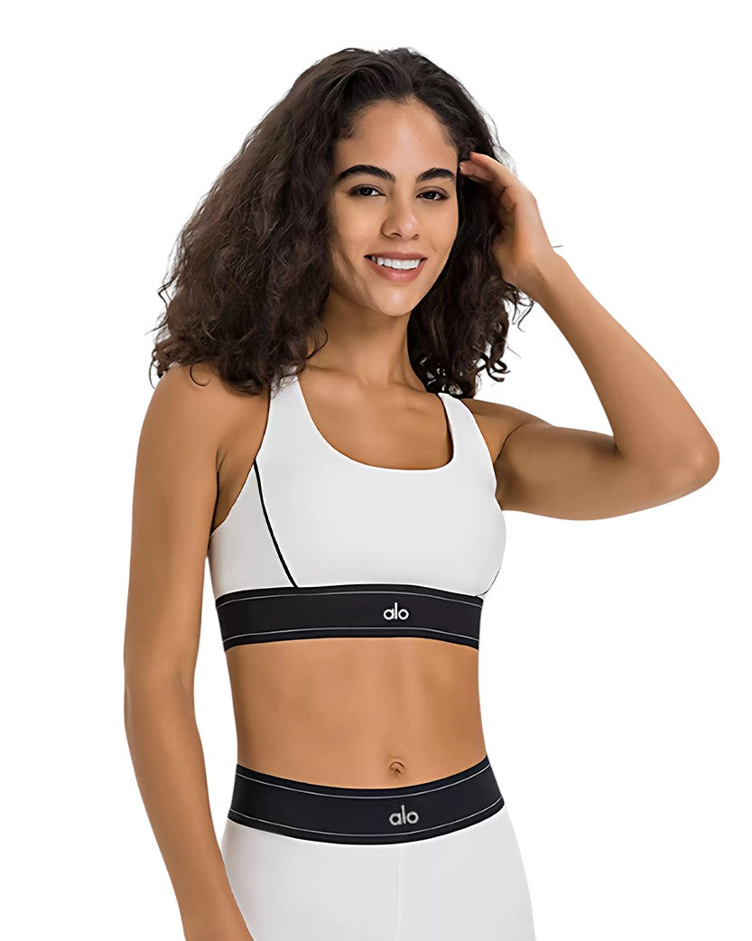 Alo Yoga Airlift Suit Up Bra Ivory