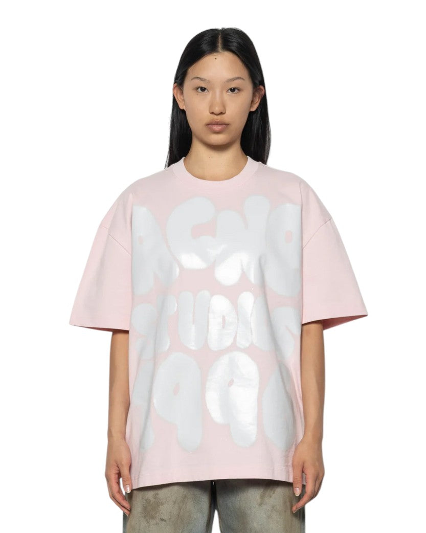 Acne Studios Eresa Cotton Jersey T-shirt Innocent Pink