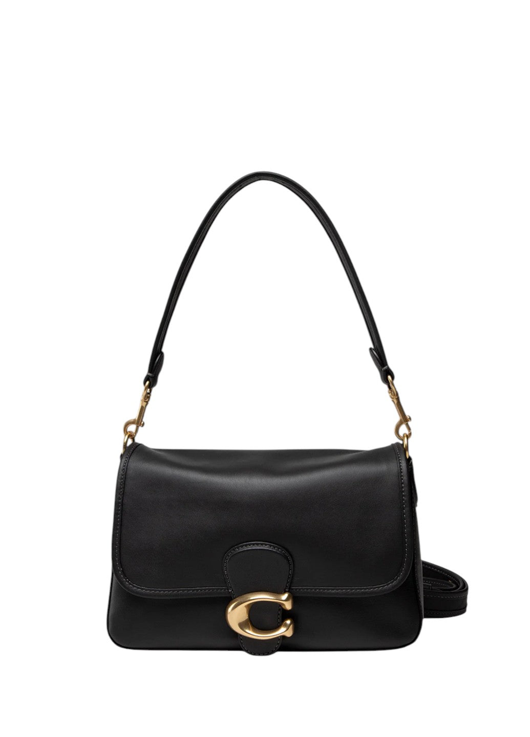 Coach Soft Tabby Shoulder Bag Black