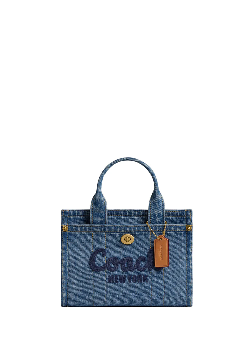 Coach Cargo Tote Bag 20 Denim