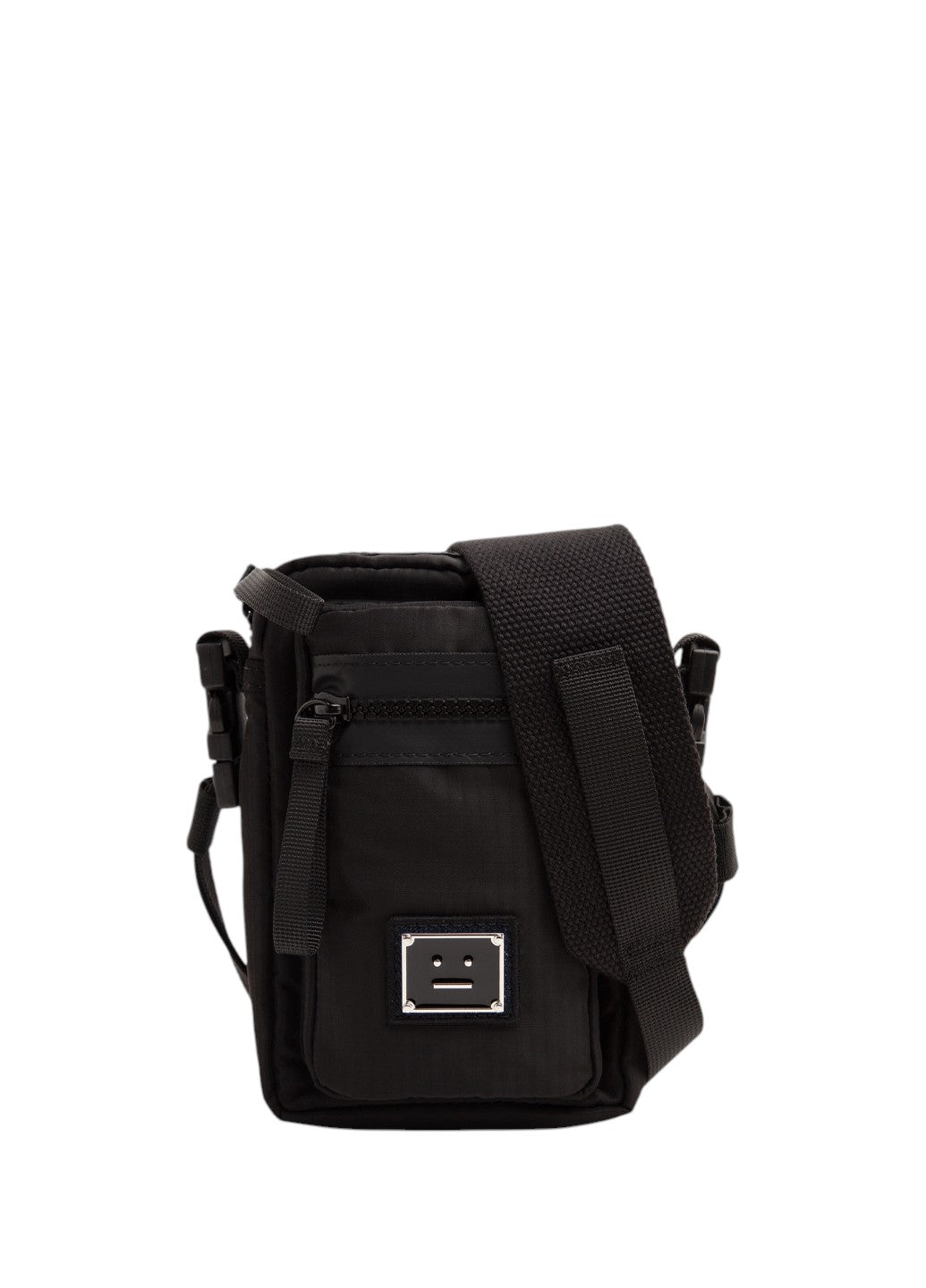 Acne Studios Arvel Face-patch ripstop cross-body bag Black