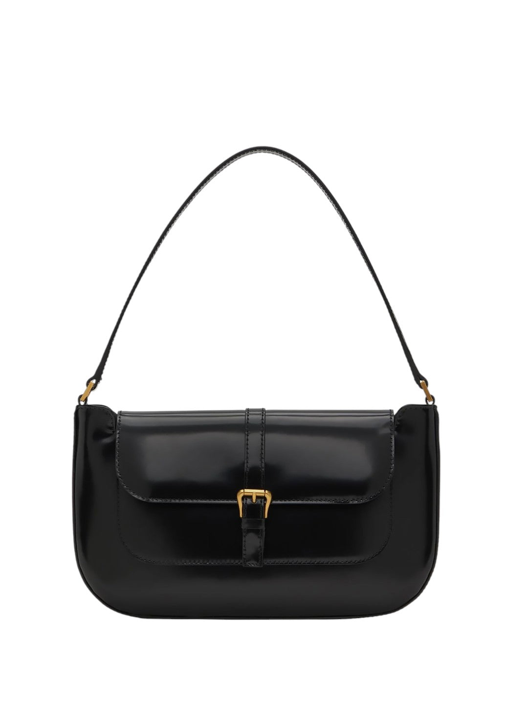 By Far Miranda Gloss Leather Black