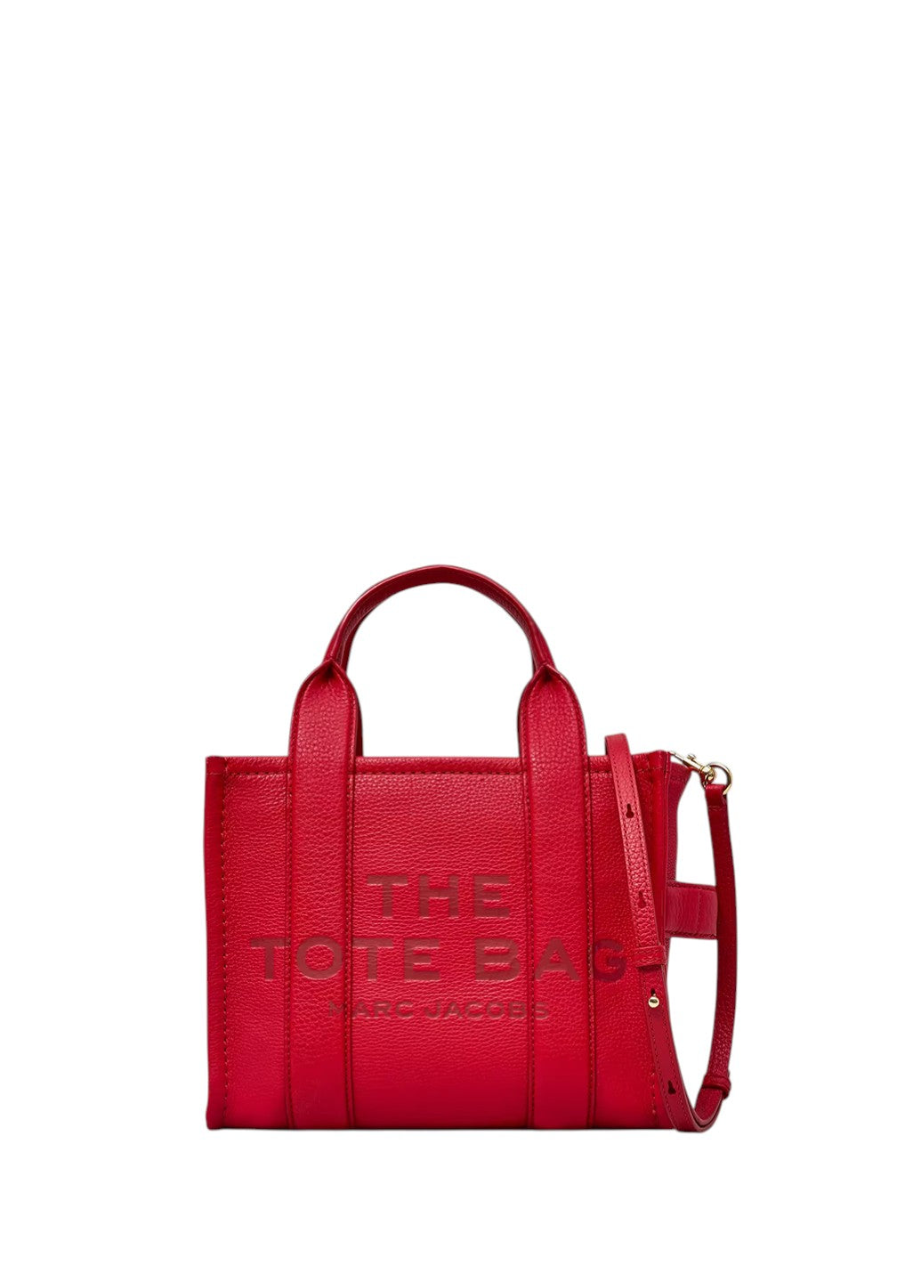 Marc Jacobs Leather Mini Tote Bag Red