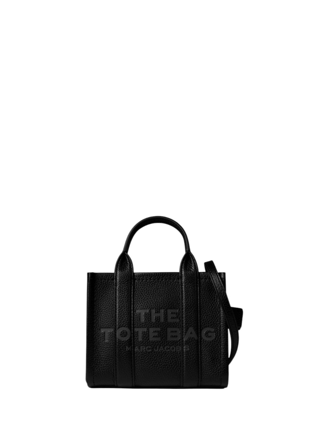 Marc Jacobs Leather Nano Tote Bag Black