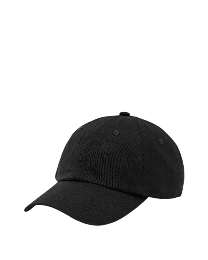 Acne Studios Cotton Baseball Cap Black