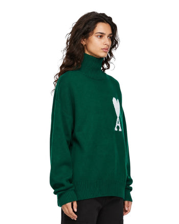 AMI Paris Ami de Coeur jumper Green