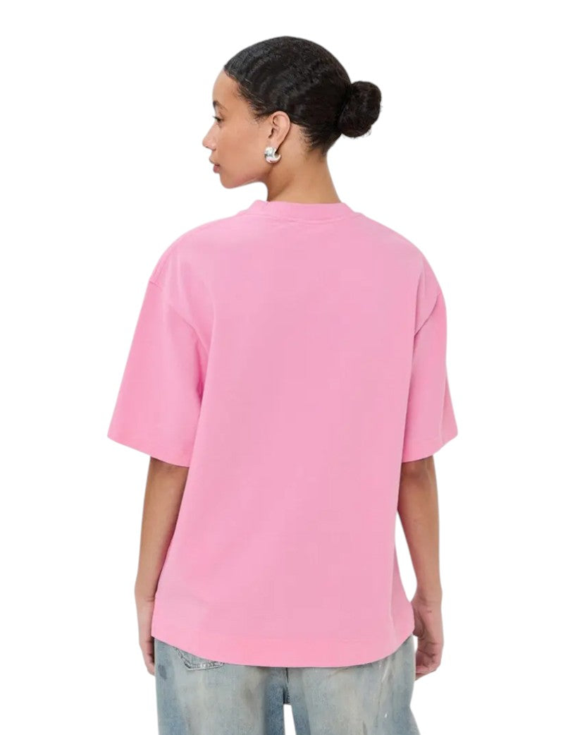 Acne Studios Exford Tourist Logo T-Shirt Bubble Pink