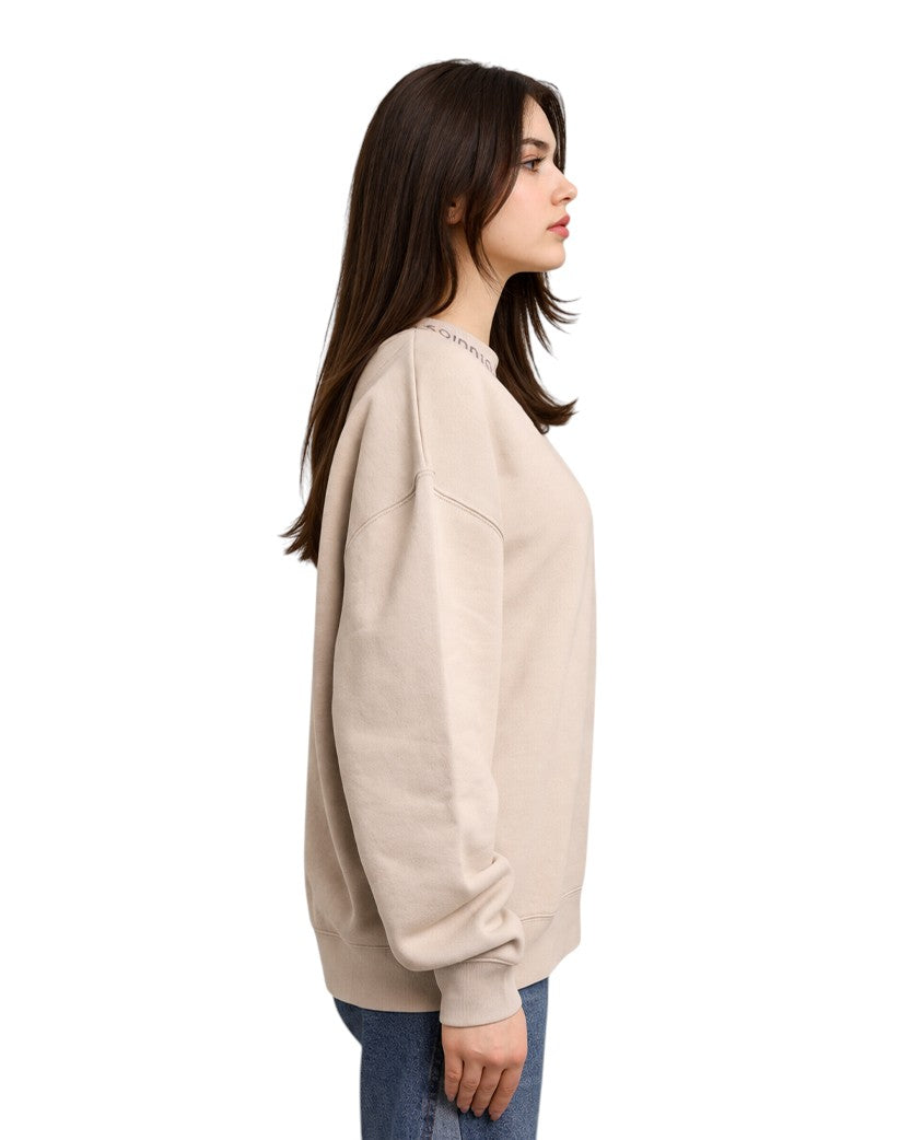 Acne Studios Flogho Crew Sweat Beige